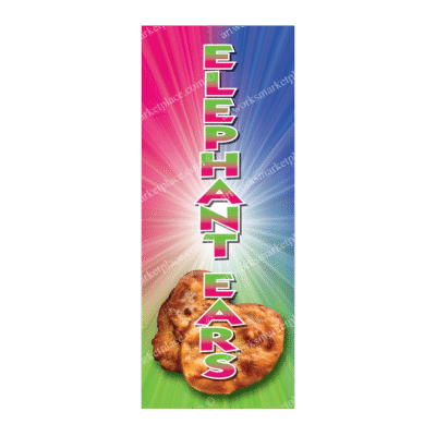 Rectangle Flag For Elephant Ears