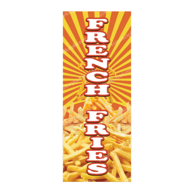 Rectangle Flag For French Fries (Option 2)
