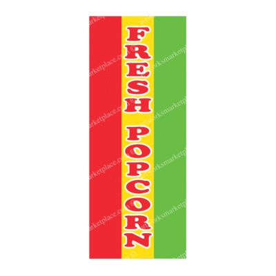 Rectangle Flag For Fresh Popcorn