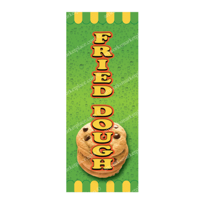 Rectangle Flag For Fried Dough