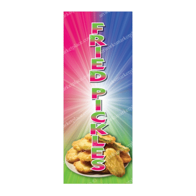 Rectangle Flag For Fried Pickles