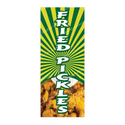 Rectangle Flag For Fried Pickles