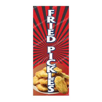 Rectangle Flag For Fried Pickles