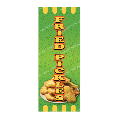 Rectangle Flag For Fried Pickles
