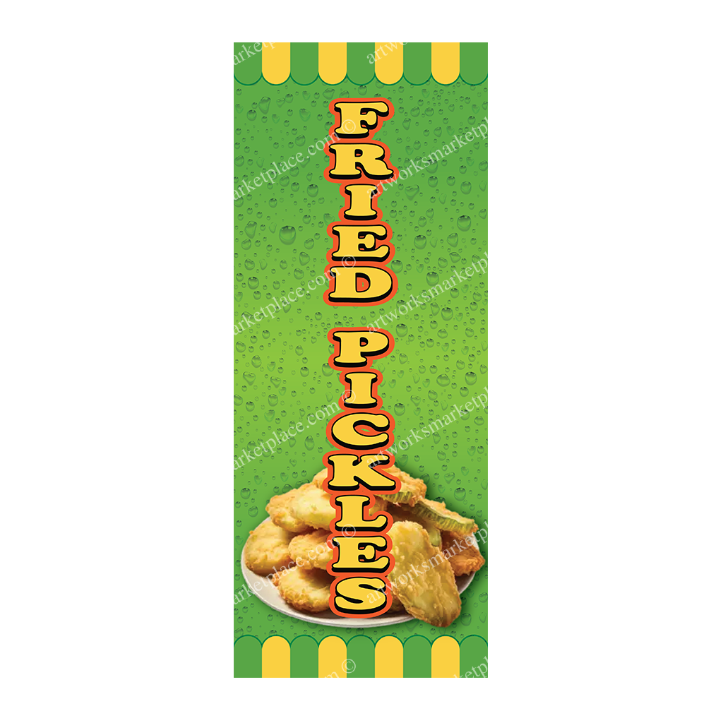 Rectangle Flag For Fried Pickles