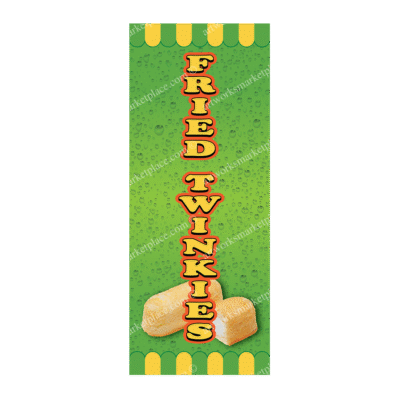Rectangle Flag For Fried Twinkies