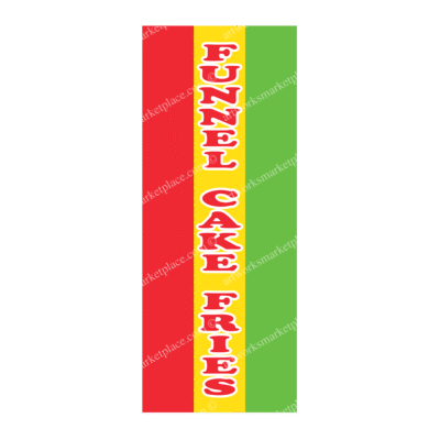 Rectangle Flag For Funnel Cake Fries