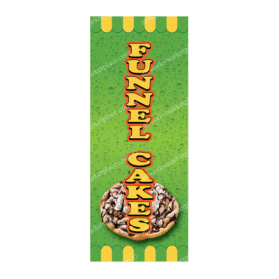 Rectangle Flag For Funnel Cakes