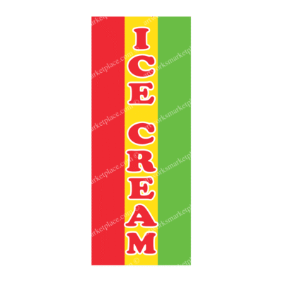 Rectangle Flag For Ice Cream