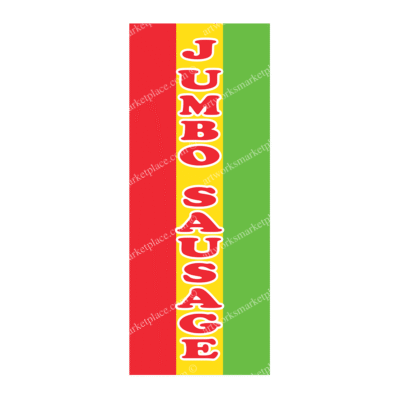 Rectangle Flag For Jumbo Sausage