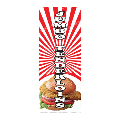 Rectangle Flag For Jumbo Tenderloins
