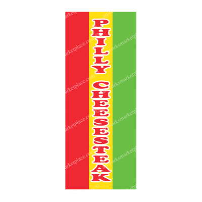 Rectangle Flag For Philly Cheesesteak