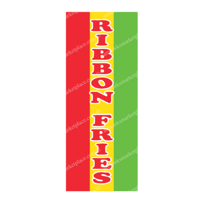 Rectangle Flag For Ribbon Fries