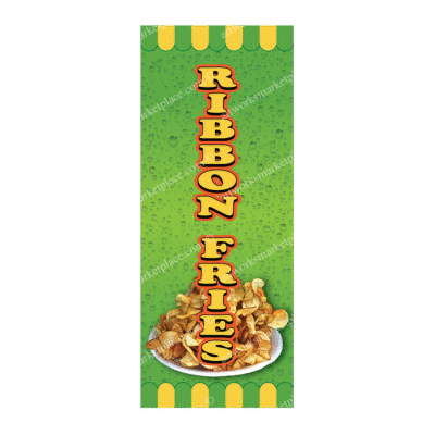 Rectangle Flag For Ribbon Fries
