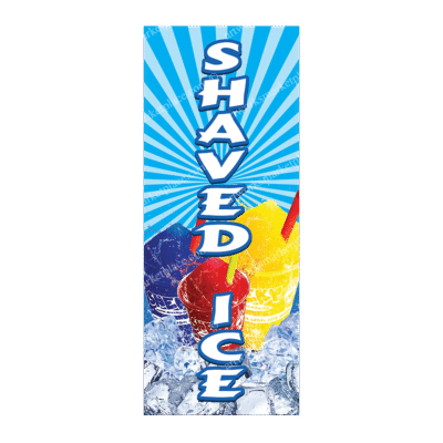 Rectangle Flag For Shaved Ice (Option 1)